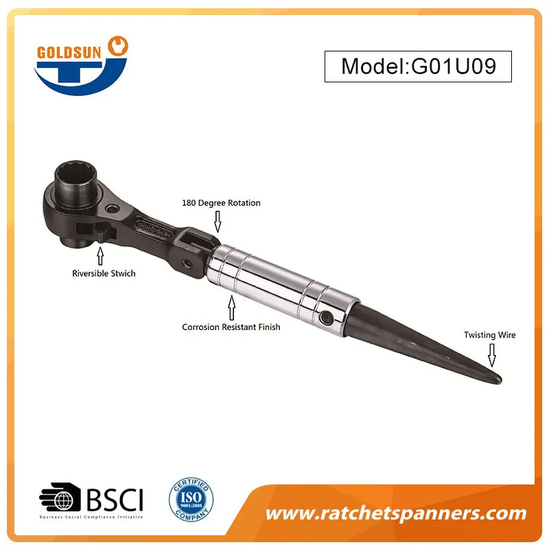 Introduction of Foldable Socket Ratchet Wrench