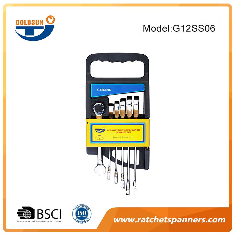 6pcs Ratchet Spanner Set