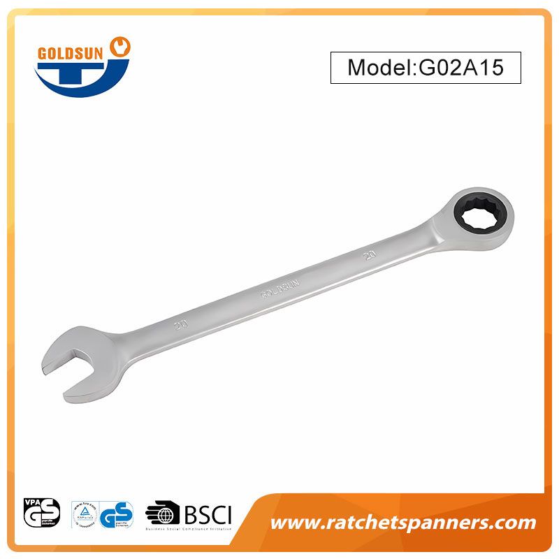 Chrome Vanadium Steel Combination Ratchet Wrench