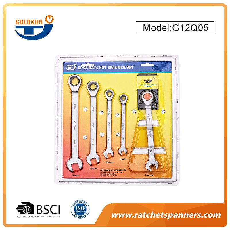 CR-V Ratchet Spanner Set