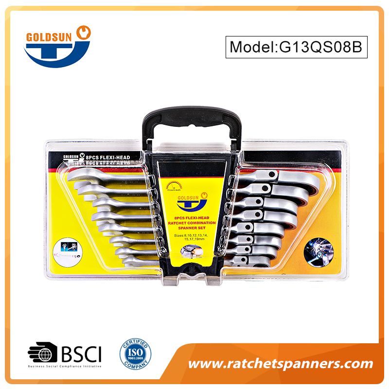 Double Function Ratchet Spanner Set