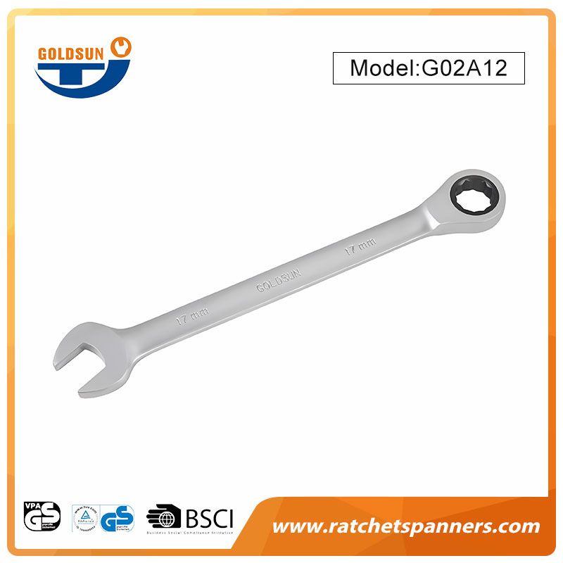 Head Geared Combination Ratchet Wrench