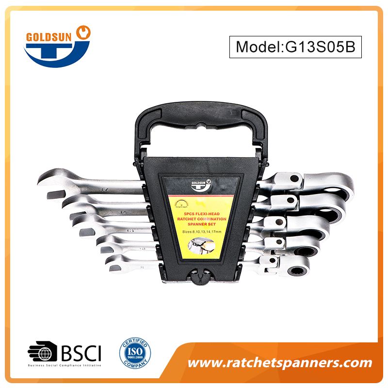 Hex Ratchet Spanner Set