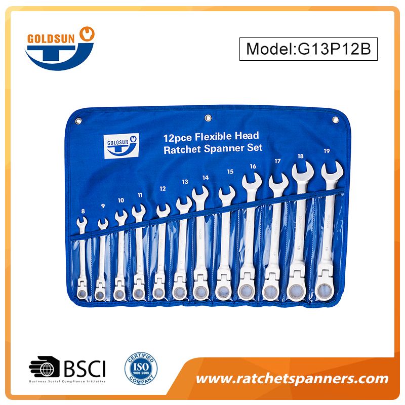 Industrial Ratchet Spanner Set