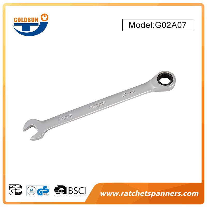 Metric Combination Ratchet Wrench