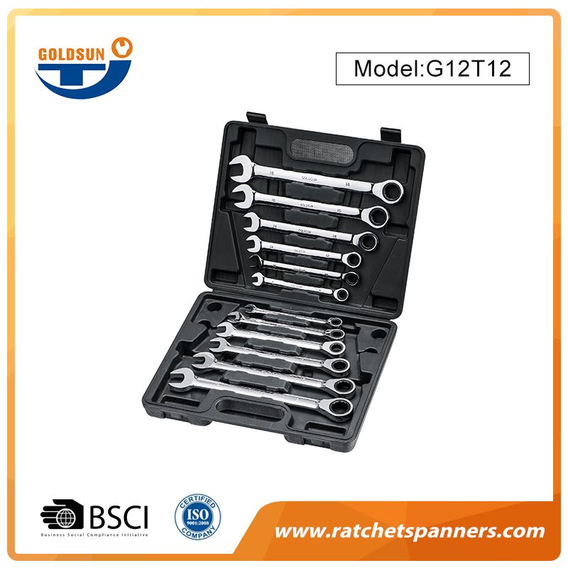 Ratchet Spanner Set with Organizer Box