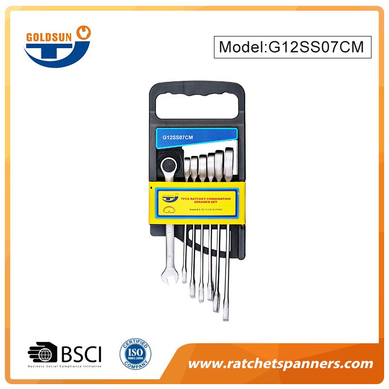 Single Head Ratchet Spanner Set