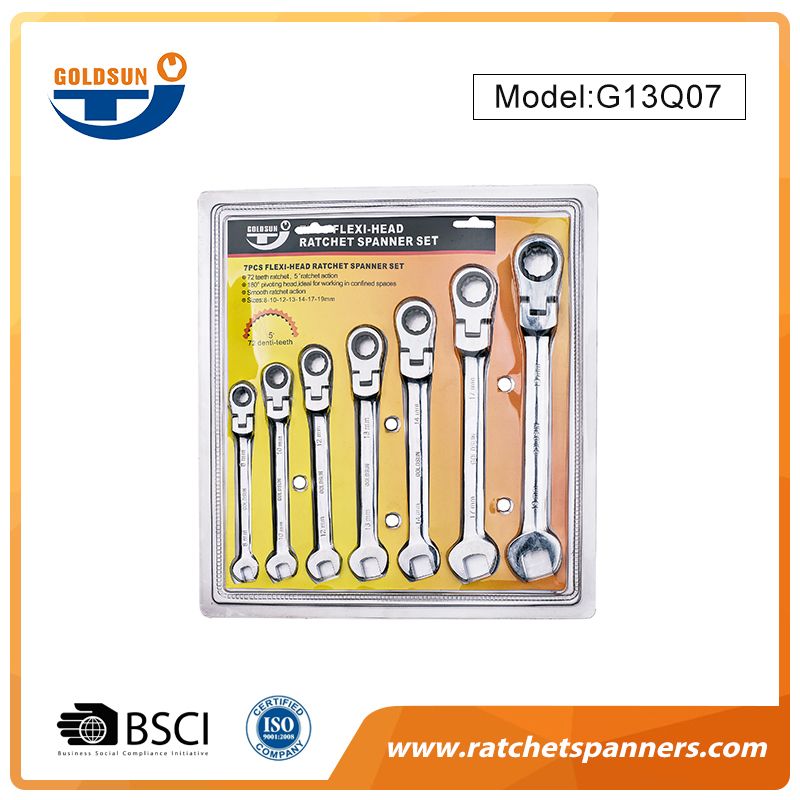 Torque Ratchet Spanner Set